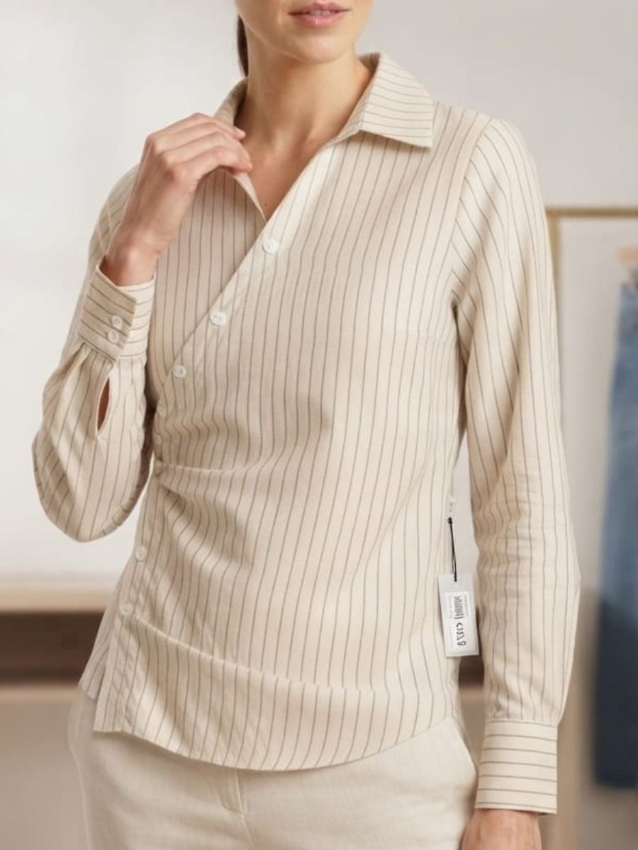ModaFesta -stripes foral top